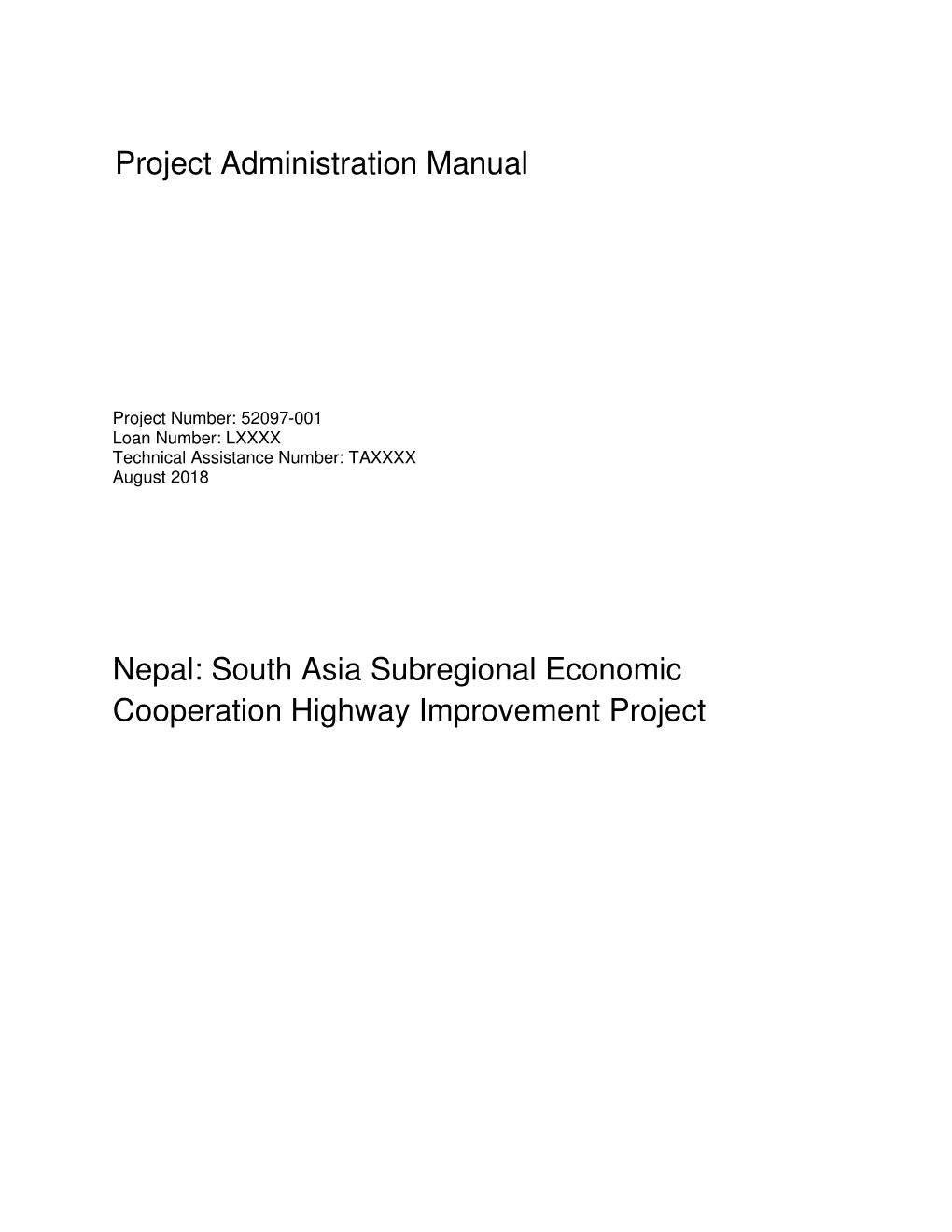 South Asia Subregional Economic Cooperation Highway Improvement Project
