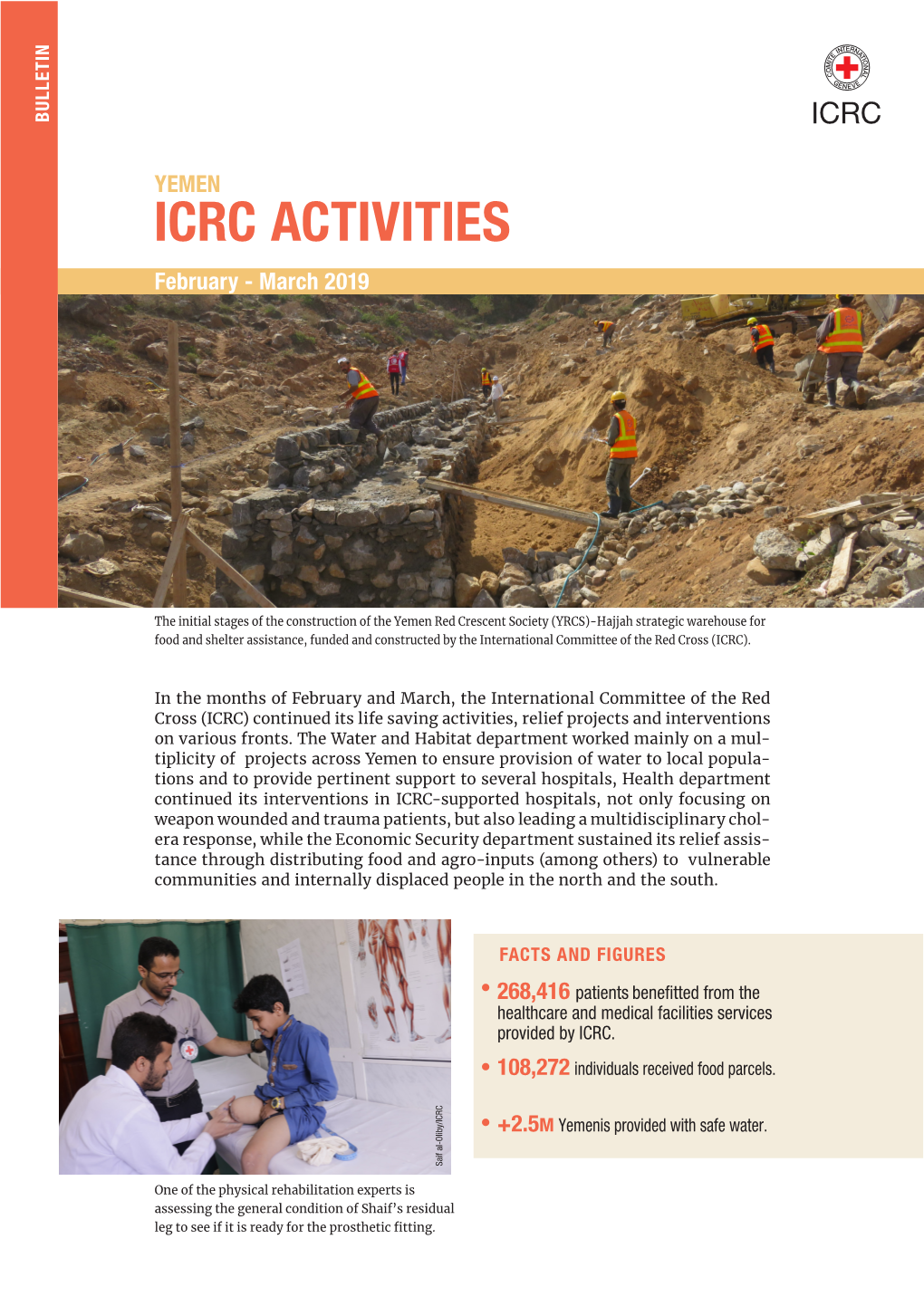 ICRC ACTIVITIES ACTIVITIES ICRC Communities and Internally Displaced People in the North and the South