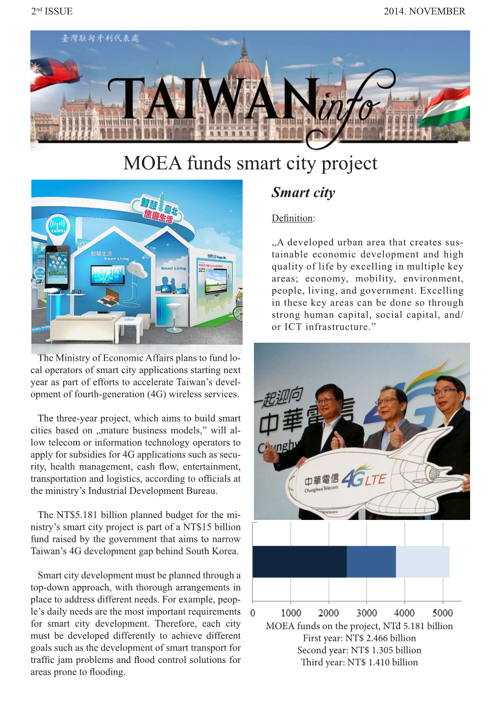 MOEA Funds Smart City Project Smart City