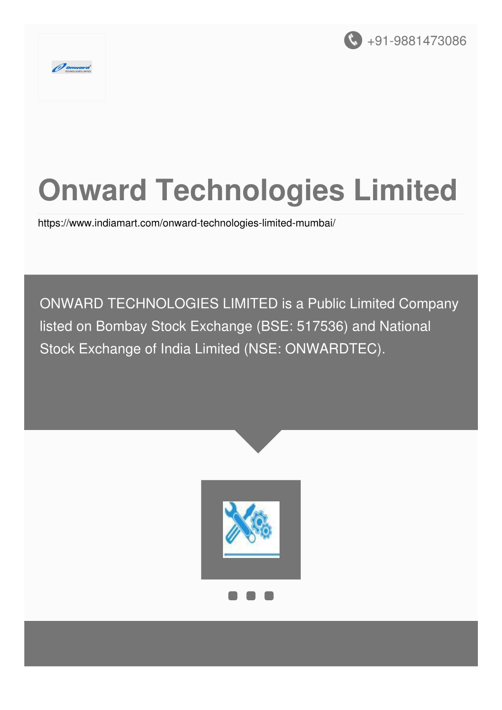 Onward Technologies Limited