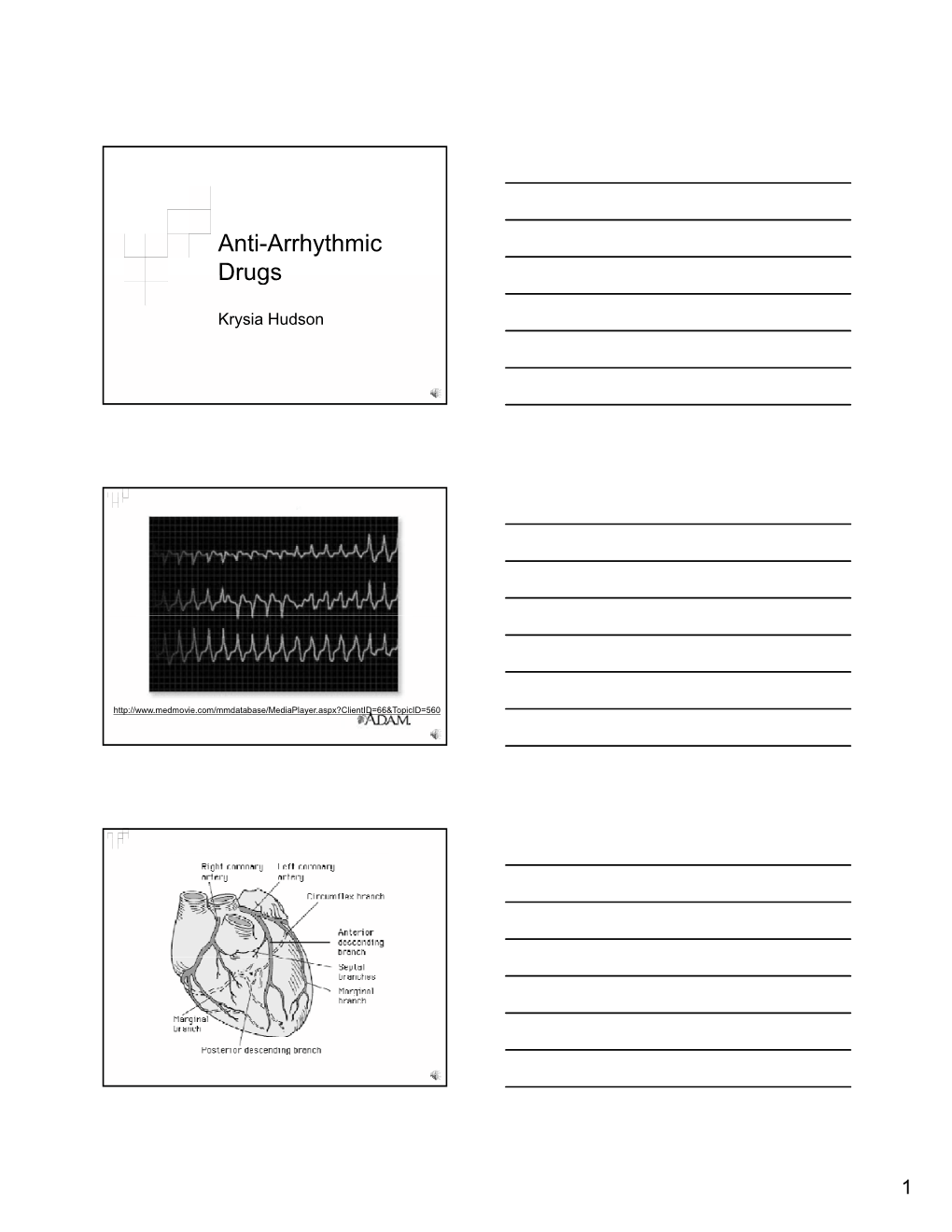 Anti-Arrhythmic Drugs