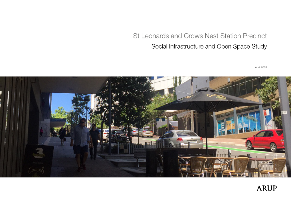 St Leonards and Crows Nest Station Precinct Social Infrastructure and Open Space Study