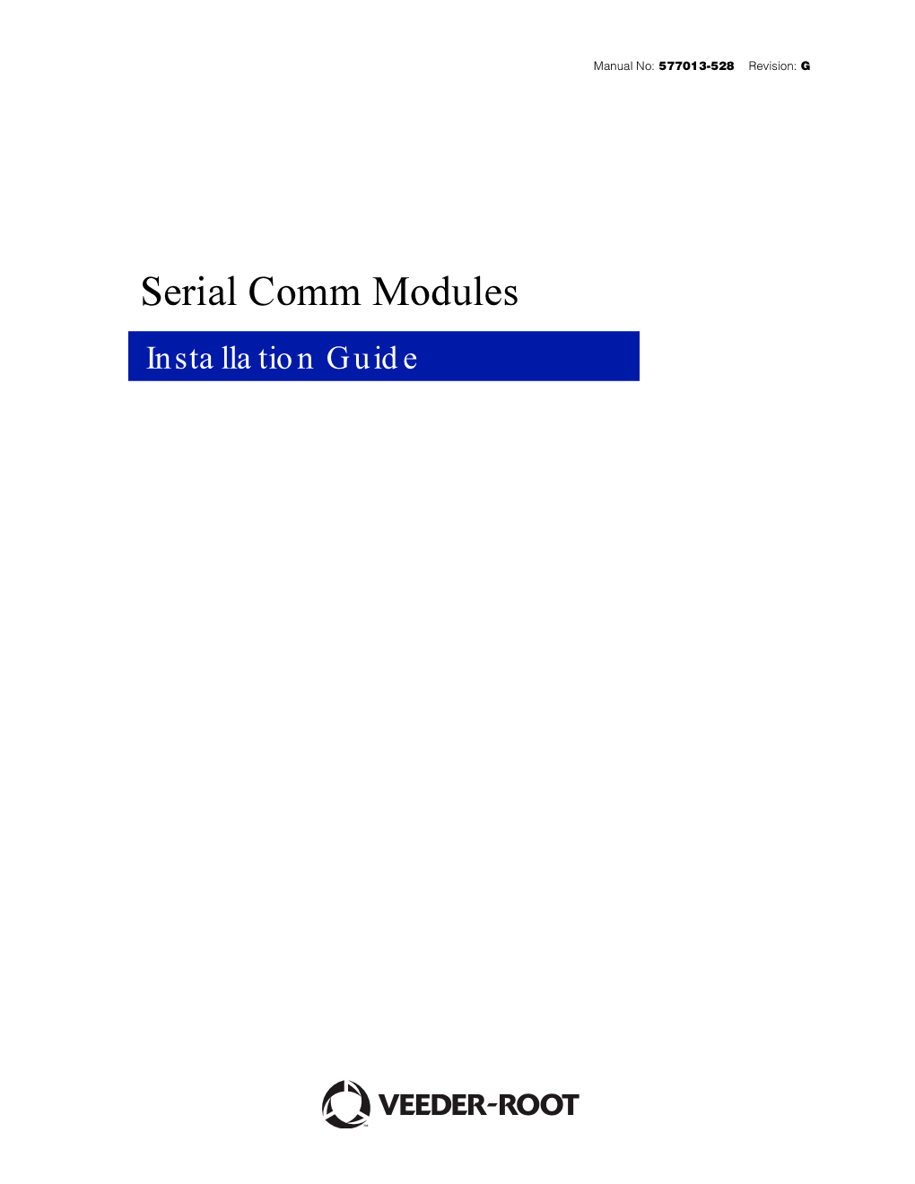 Serial Comm Modules Installation Guide