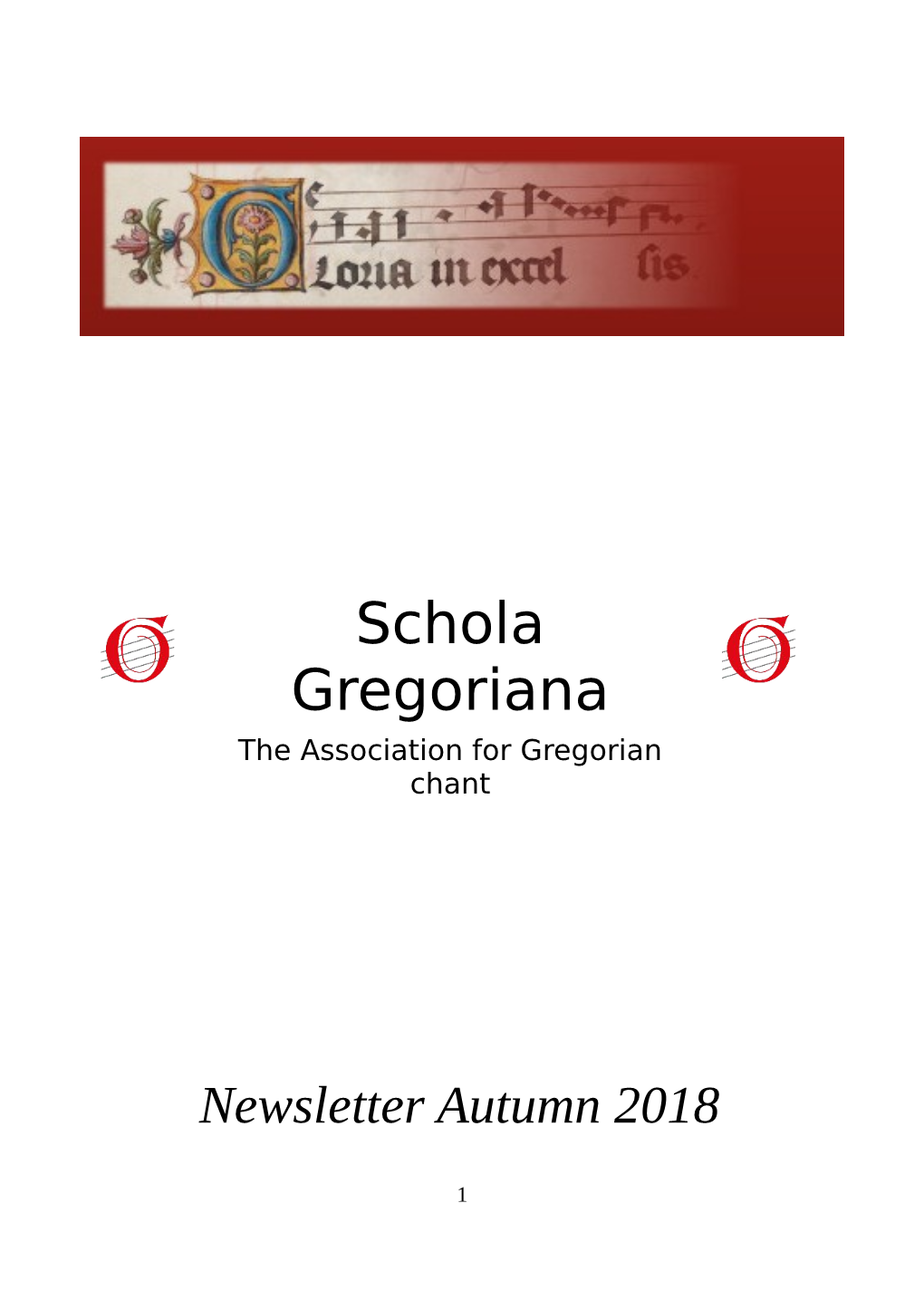 Schola Gregoriana the Association for Gregorian Chant