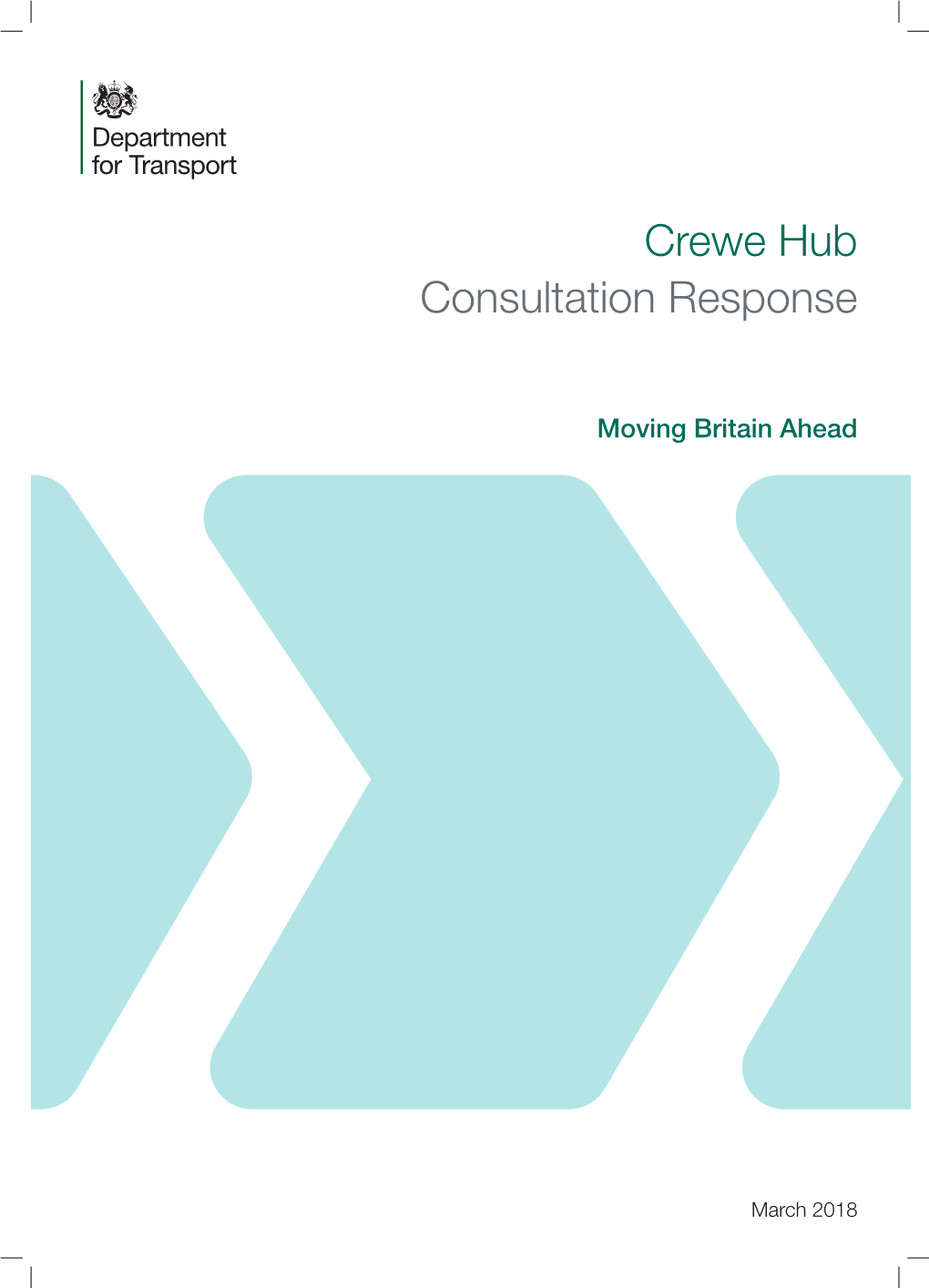 Crewe Hub Consultation Response (Print Version)