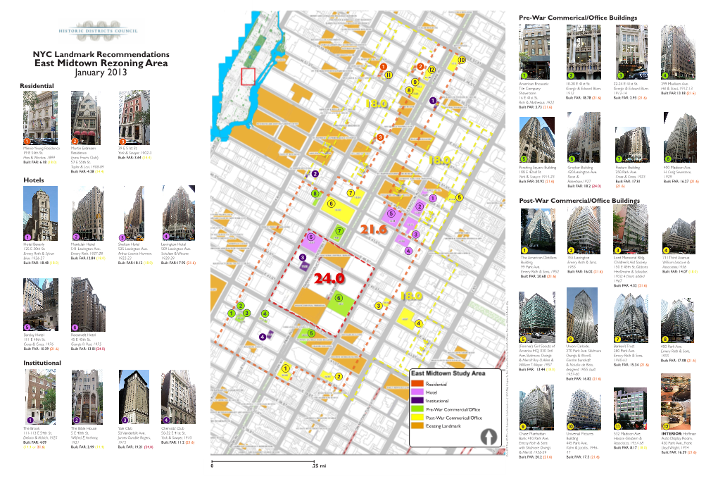 East Midtown Rezoning Area January 2013