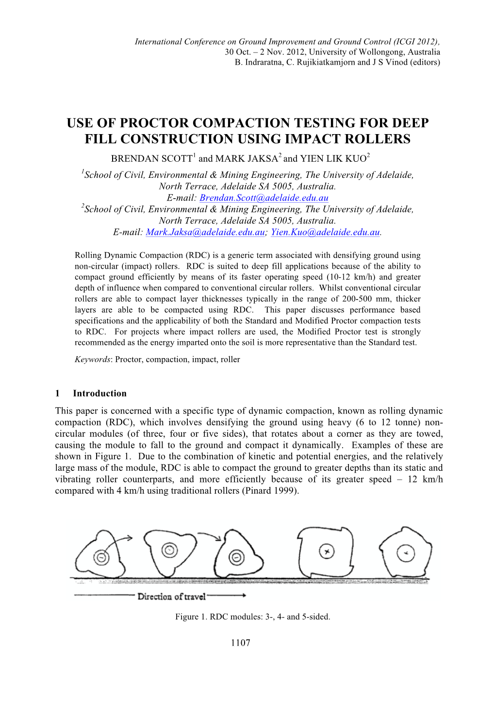 Use of Proctor Compaction Testing for Deep Fill Construction