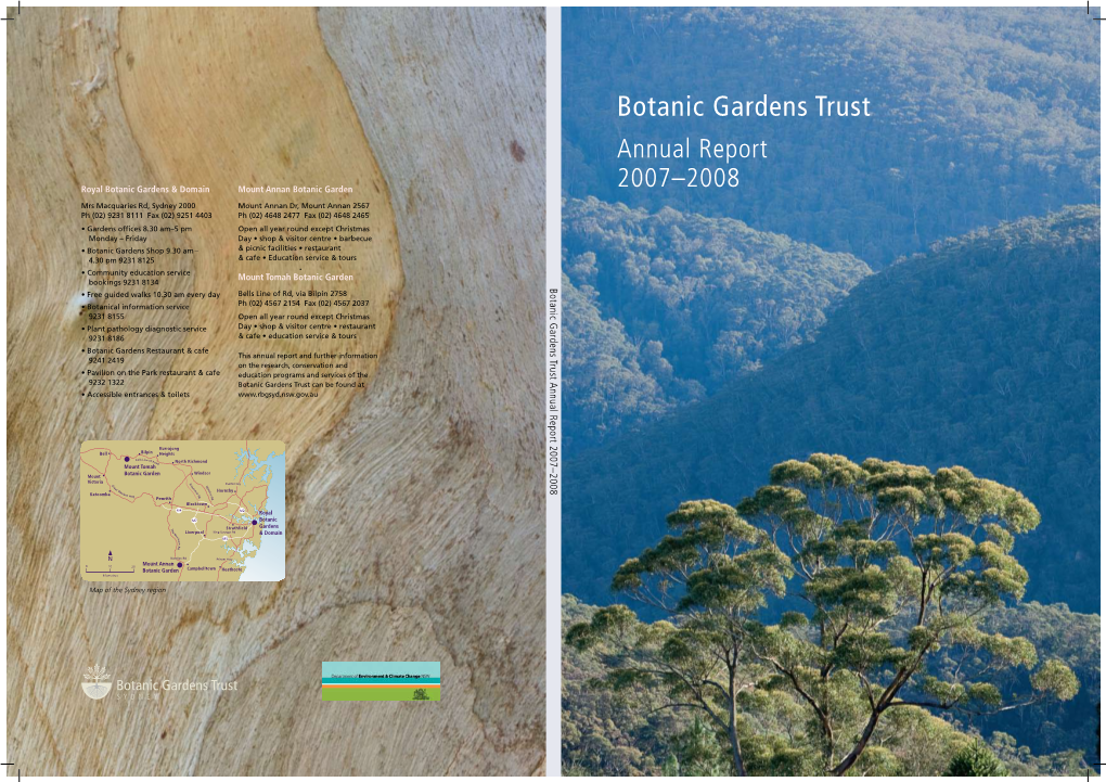 Botanic Gardens Trust Annual Report