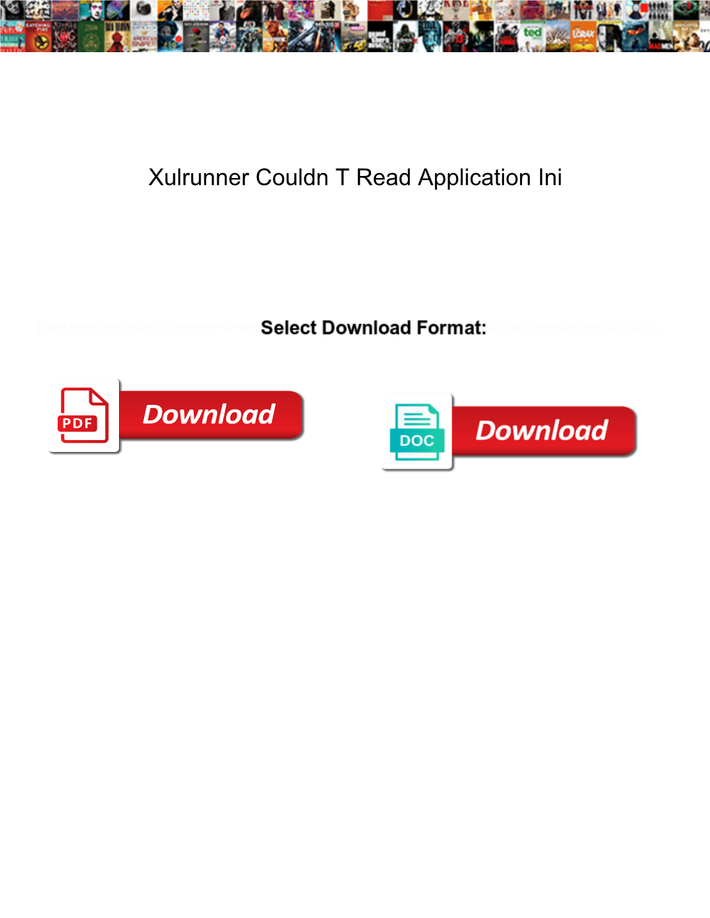 Xulrunner Couldn T Read Application Ini