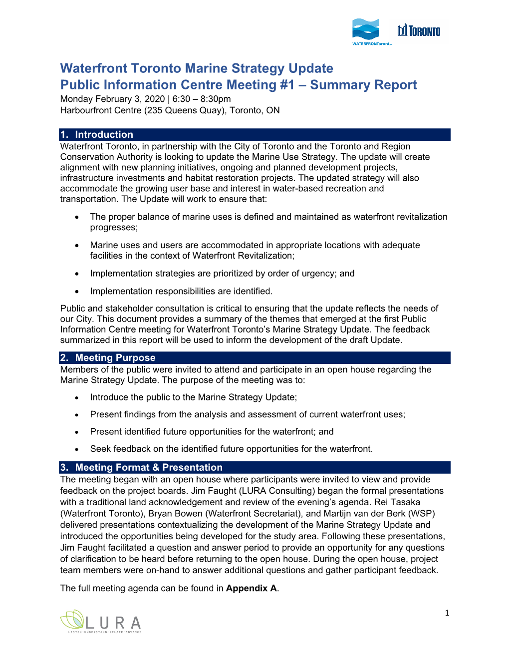 Marine Strategy Update Public Information