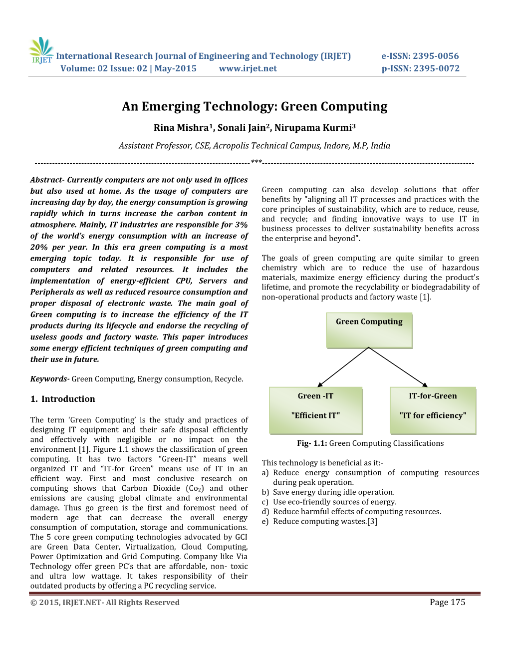 Green Computing