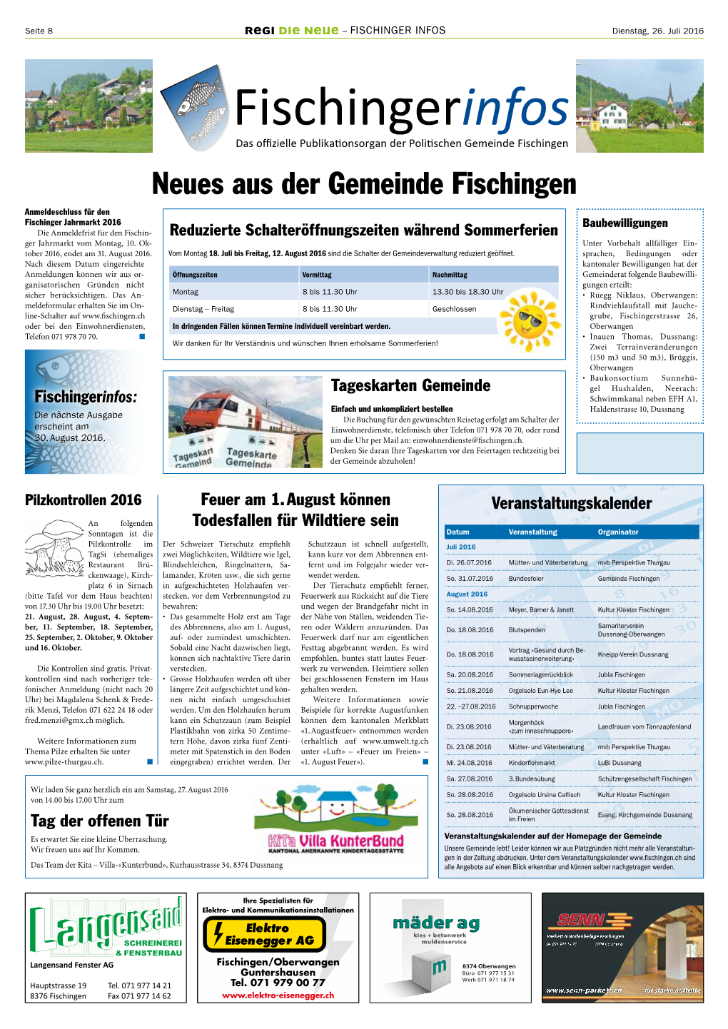 Fischingerinfos