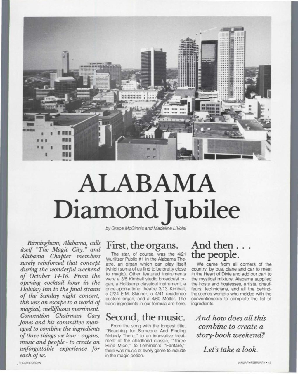ALABAMA Diamond Jubilee by Grace Mcginnis and Madeline Uvolsi