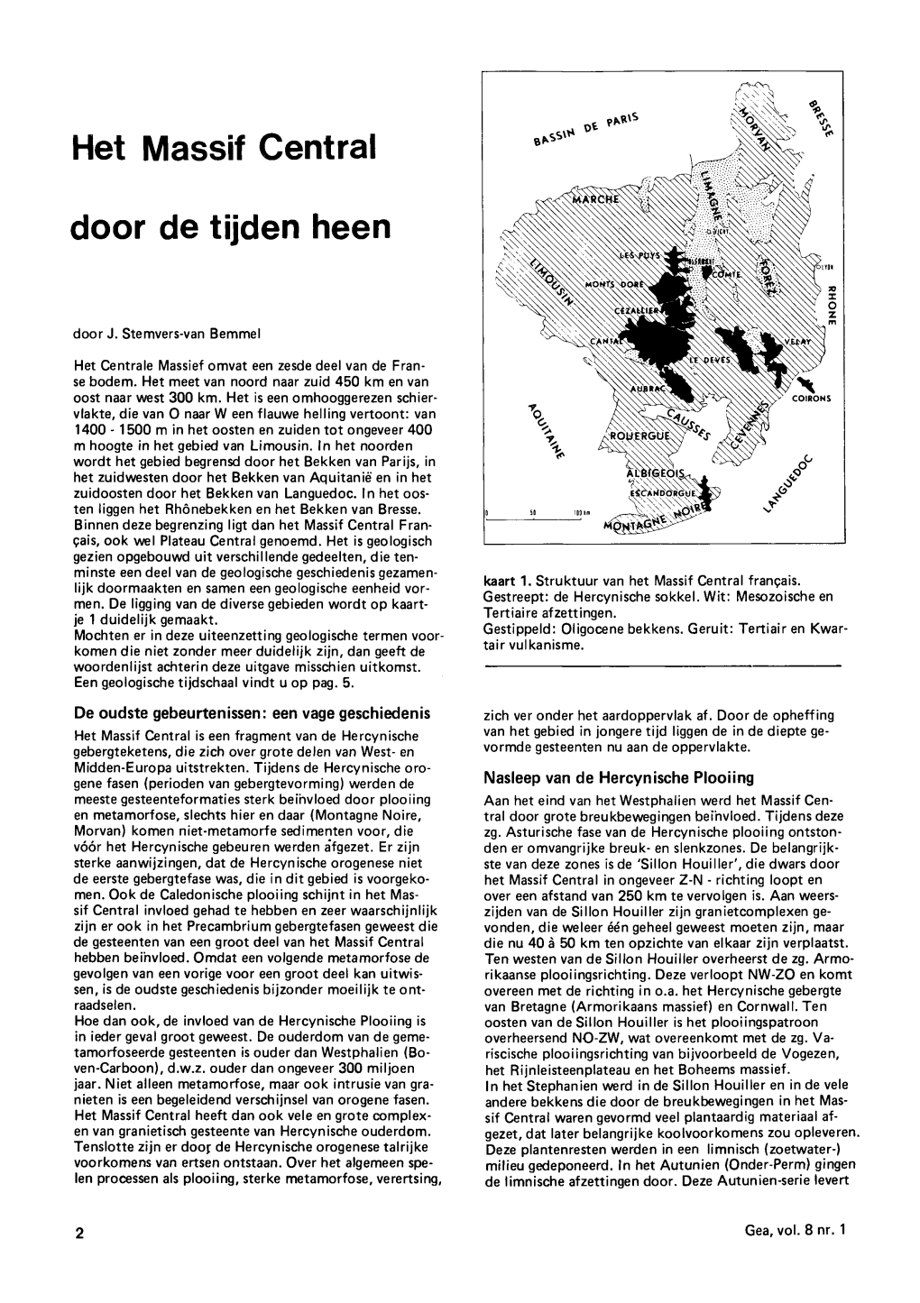 Het Massif Central Door De Tijden Heen