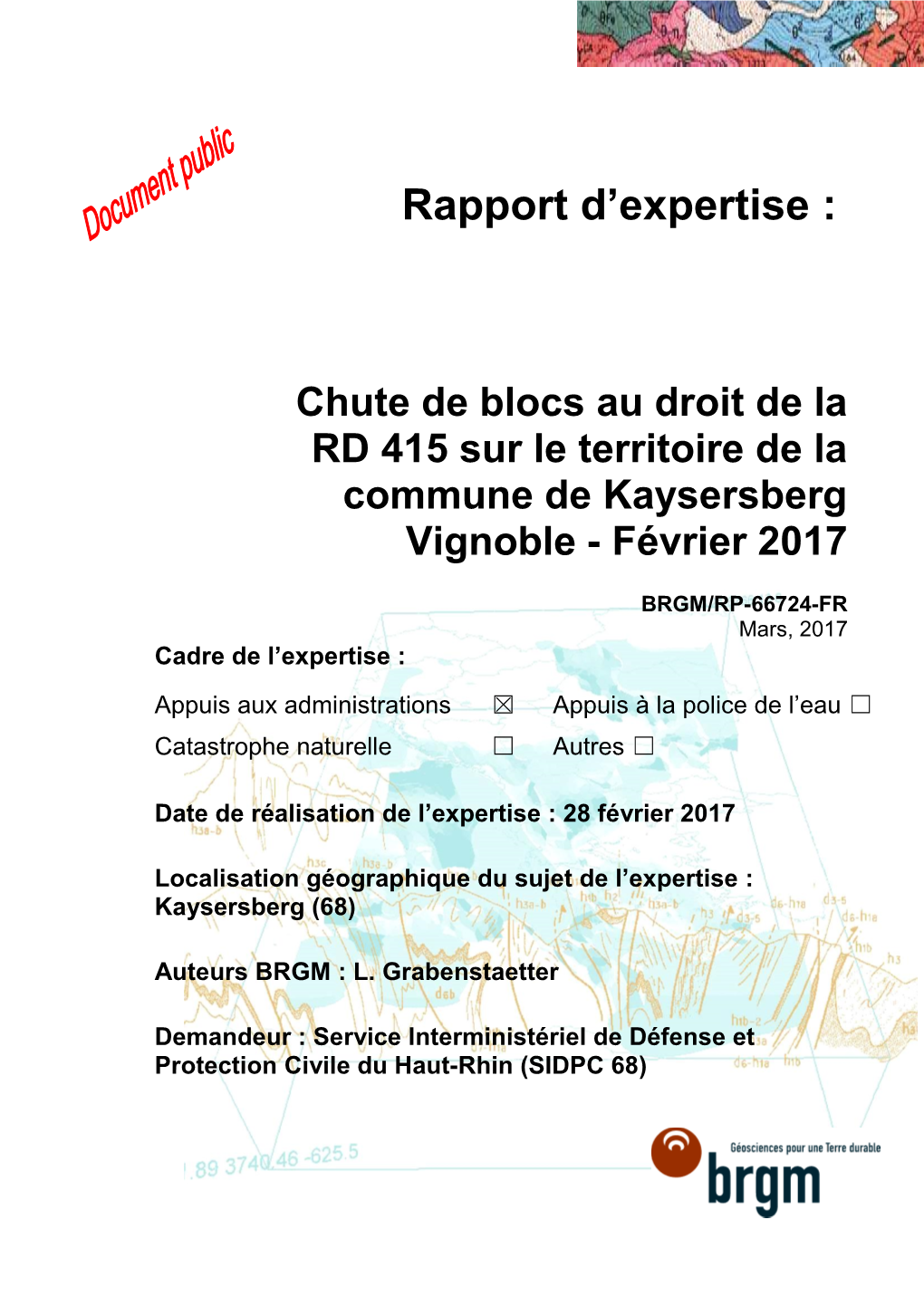 Rapport D'expertise Pour