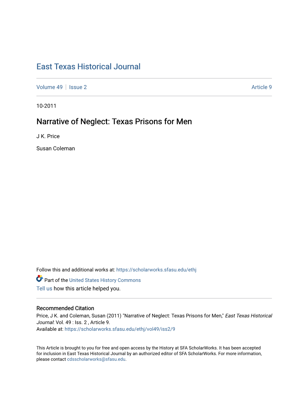 Texas Prisons for Men