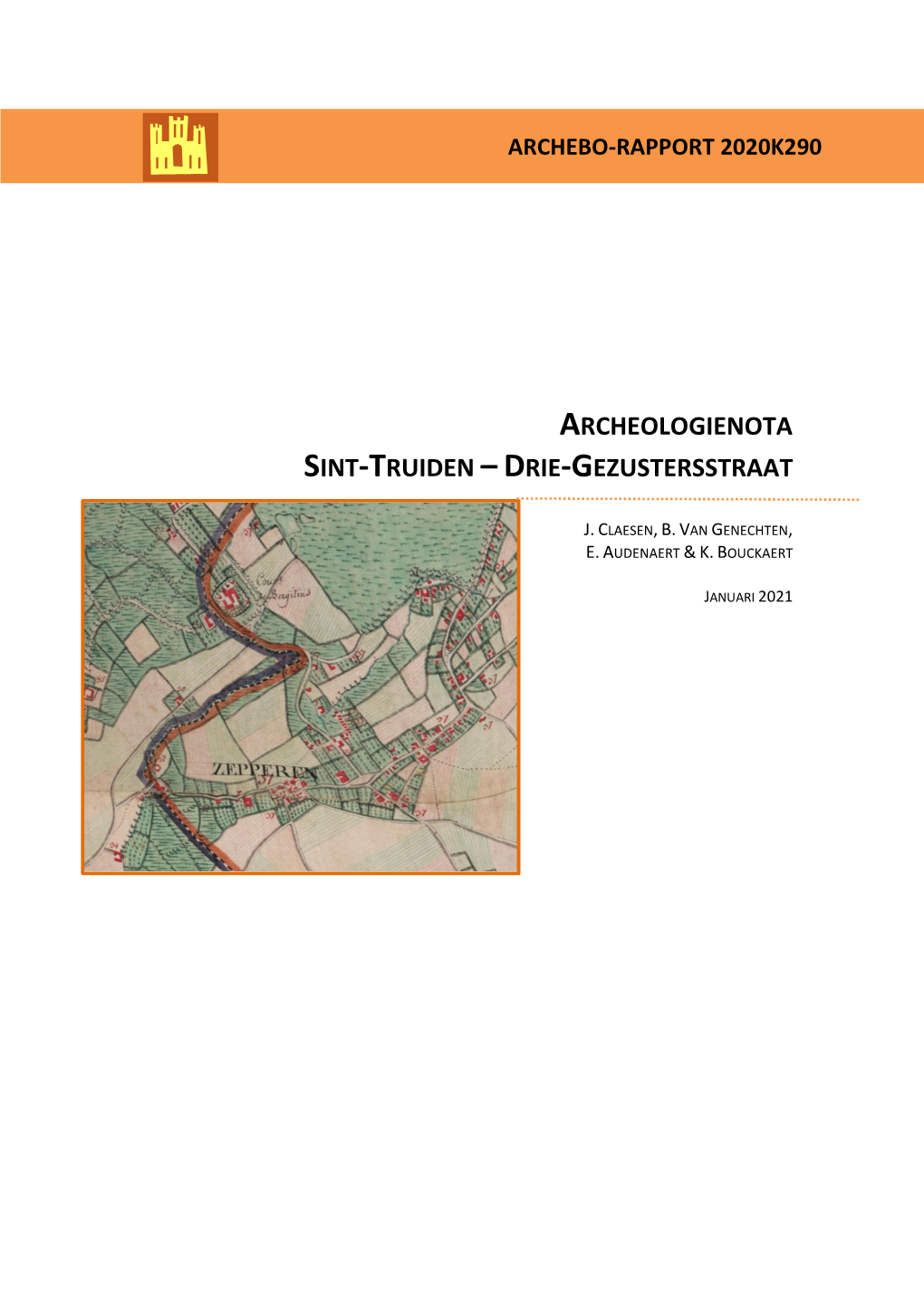 Archeologienota Sint-Truiden –Drie-Gezustersstraat