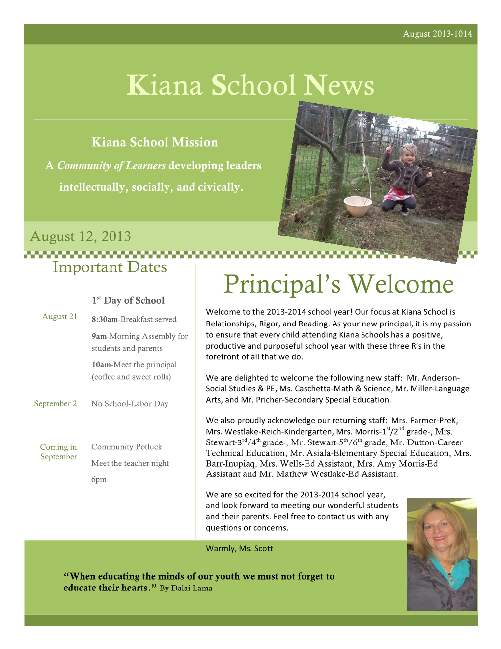 Kiana School News