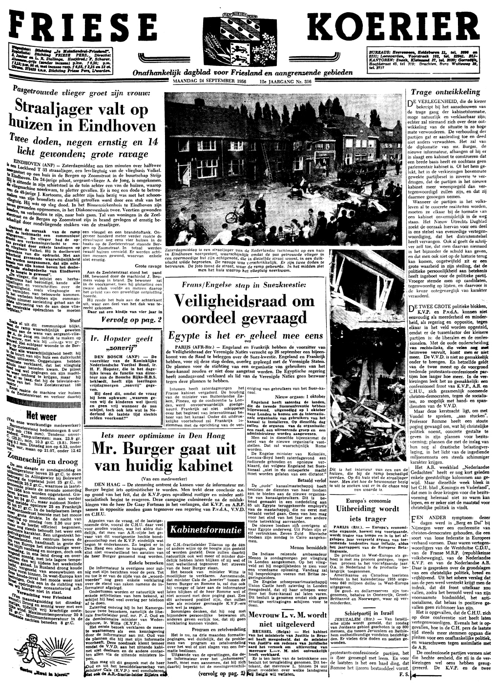 Onafhankelĳk Dagblad Voor Friesland En Aangrenzende Gebieden