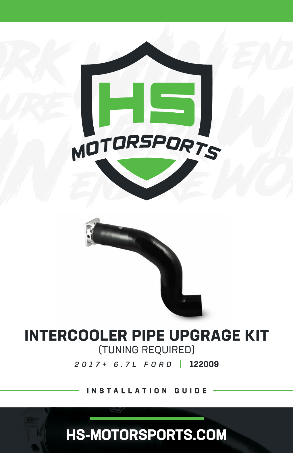 Intercooler Pipe Upgrage Kit (Tuning Required) 2017+ 6.7L Ford | 122009