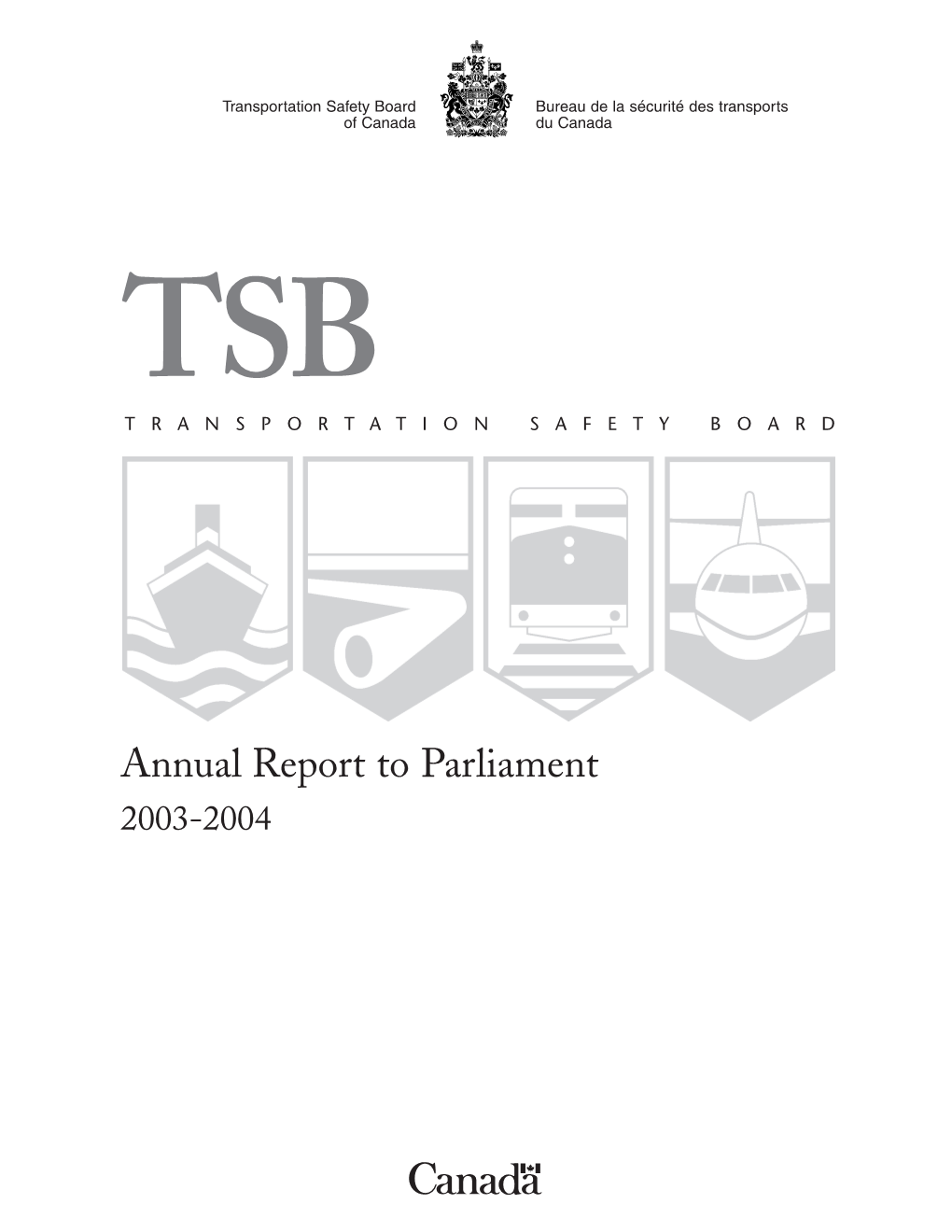 Annual Report to Parliament