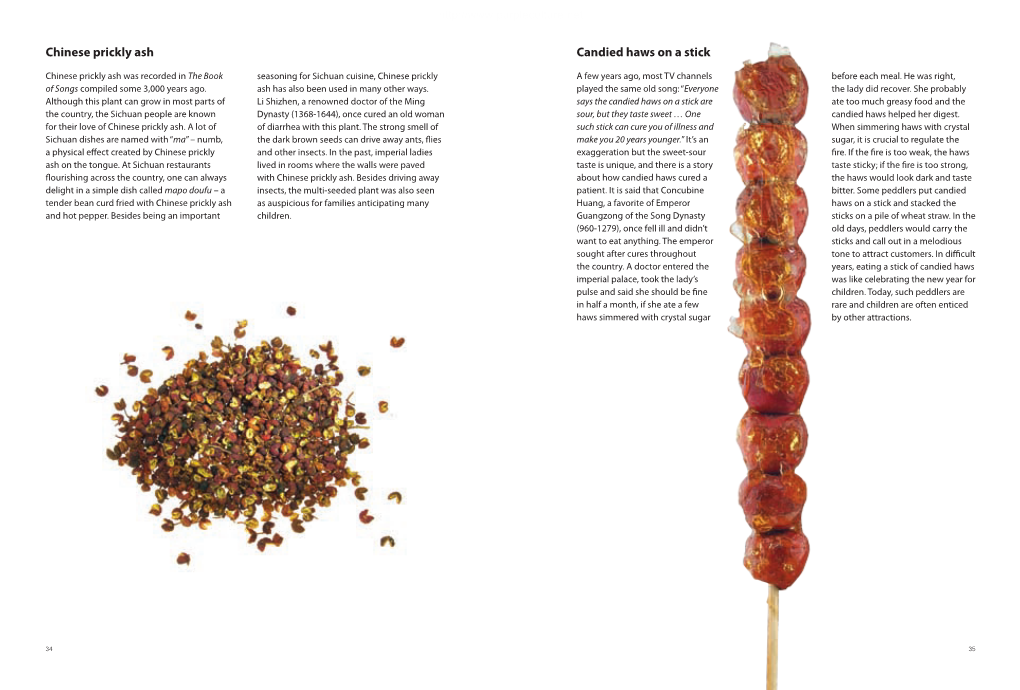 Chinese Prickly Ash Candied Haws on a Stick