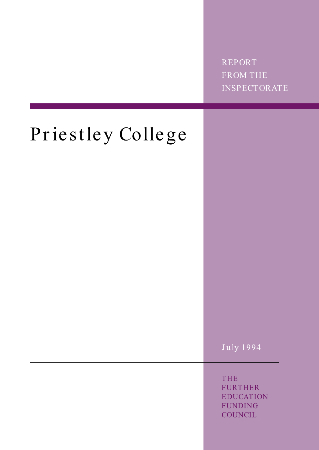 Priestley College