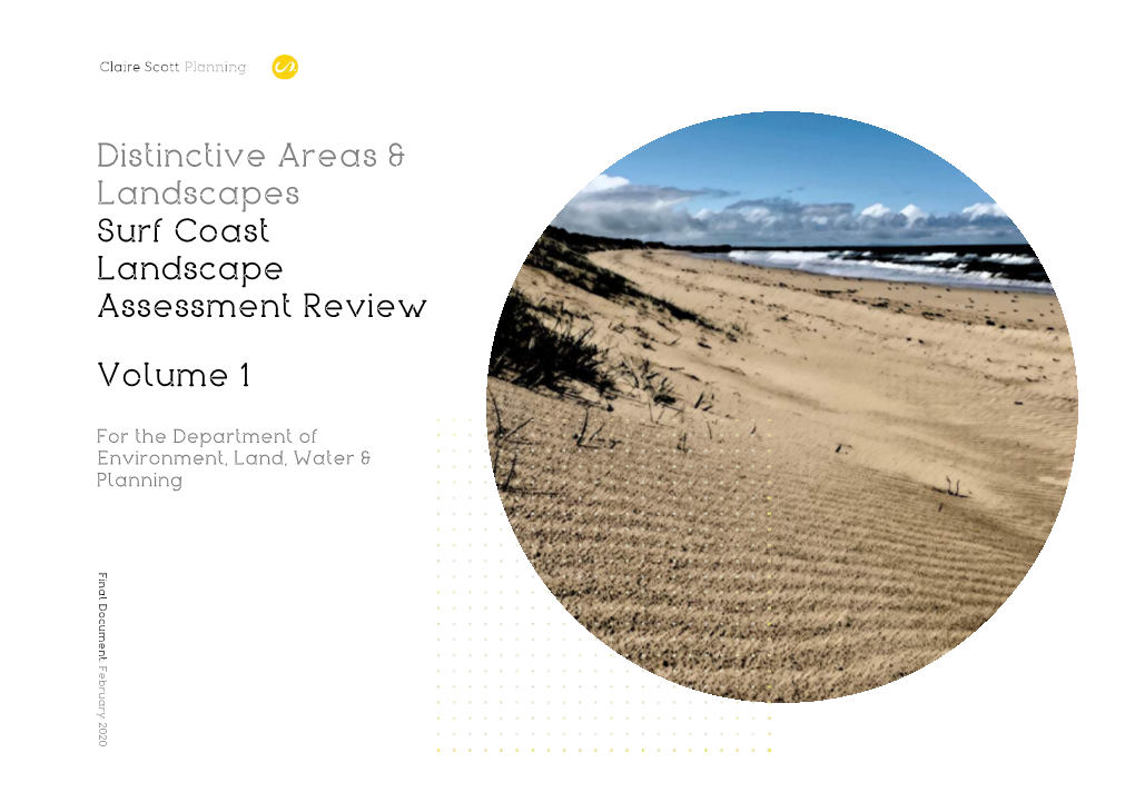 VOLUME 1 Dals Surfcoast Landscape Assessment Review Report FINAL 041120