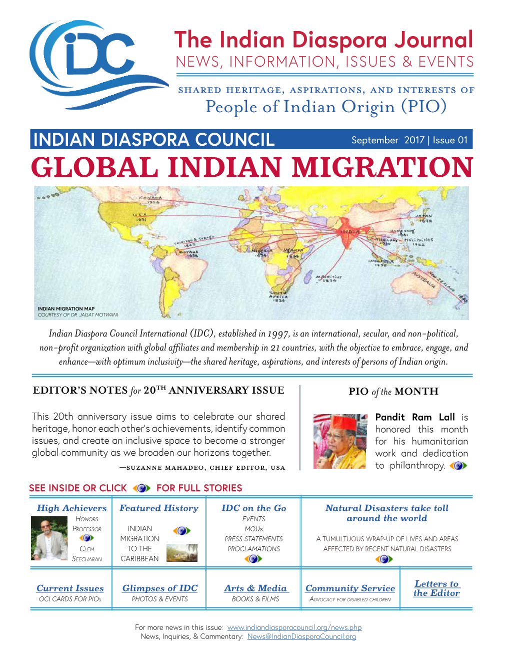 IDC Journal – 20Th Anniversary Issue -September 2017