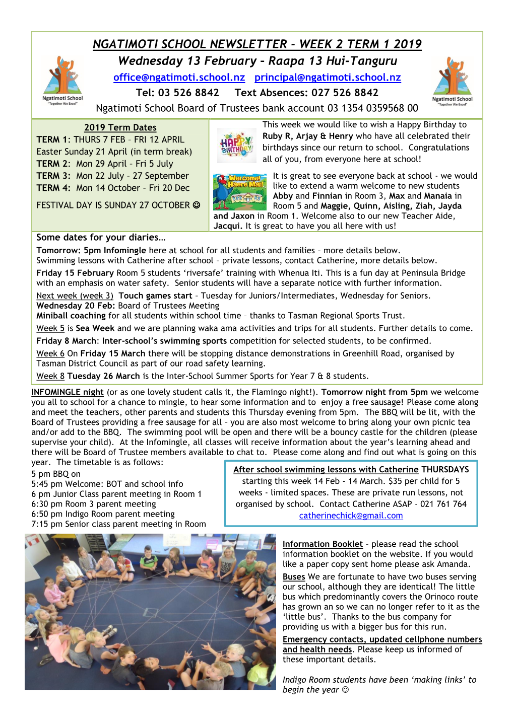 Ngatimoti School Newsletter