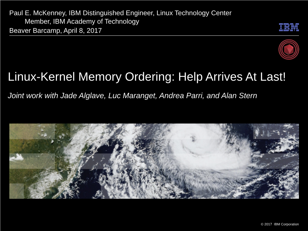 Linux-Kernel Memory Ordering: Help Arrives at Last!