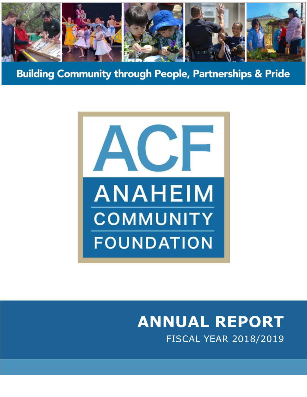 Annual Report Fiscal Year 2018/2019