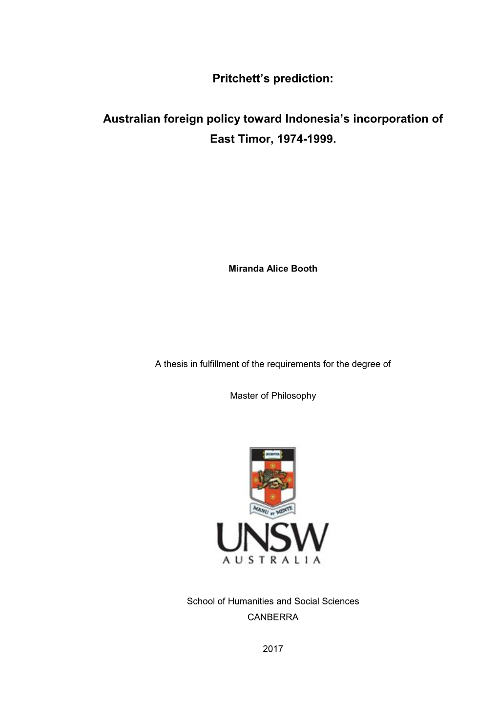 UNSW Mphil Thesis