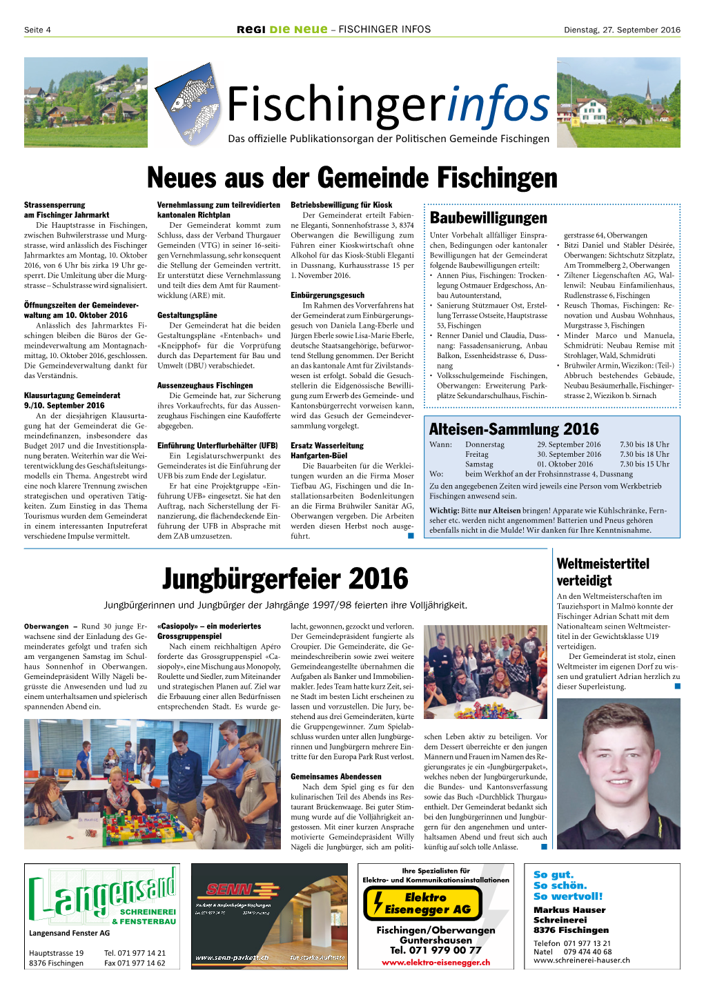 Fischingerinfos