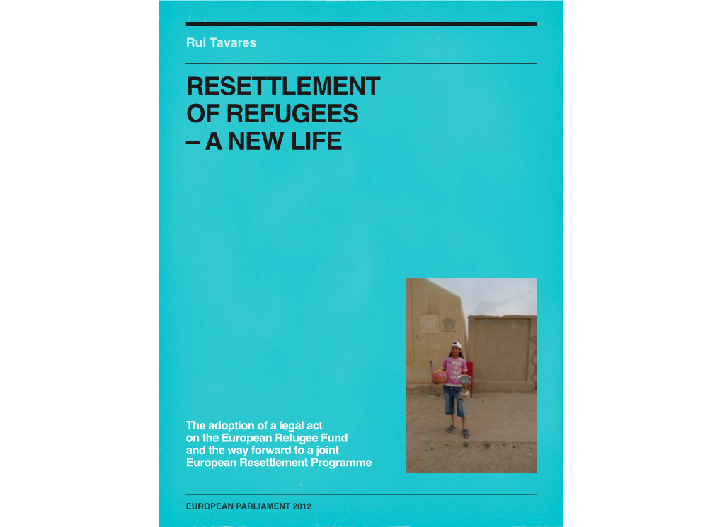 Resettlement of Refugees – a New Life