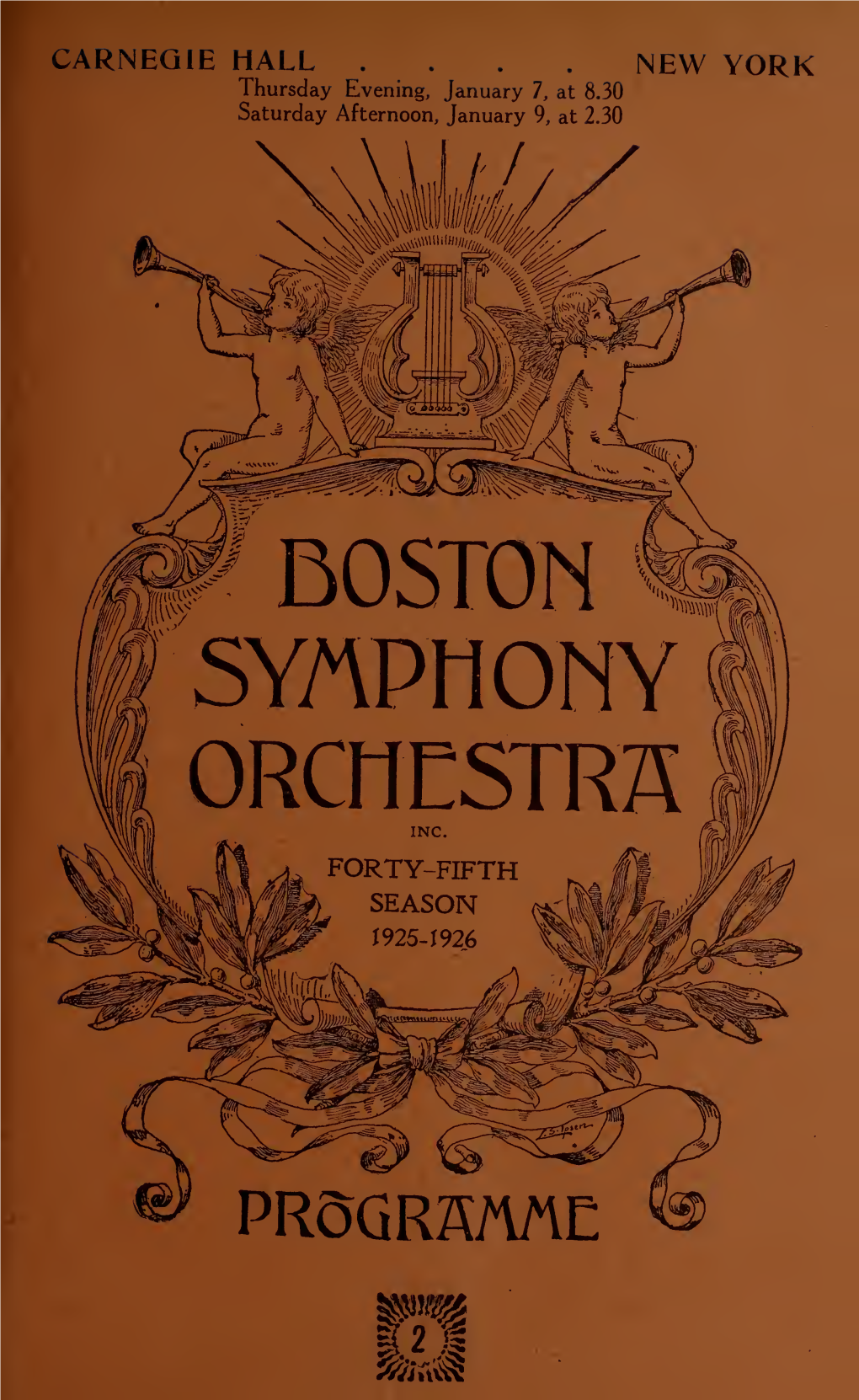 Boston Symphony Orchestra Concert Programs, Season 45,1925