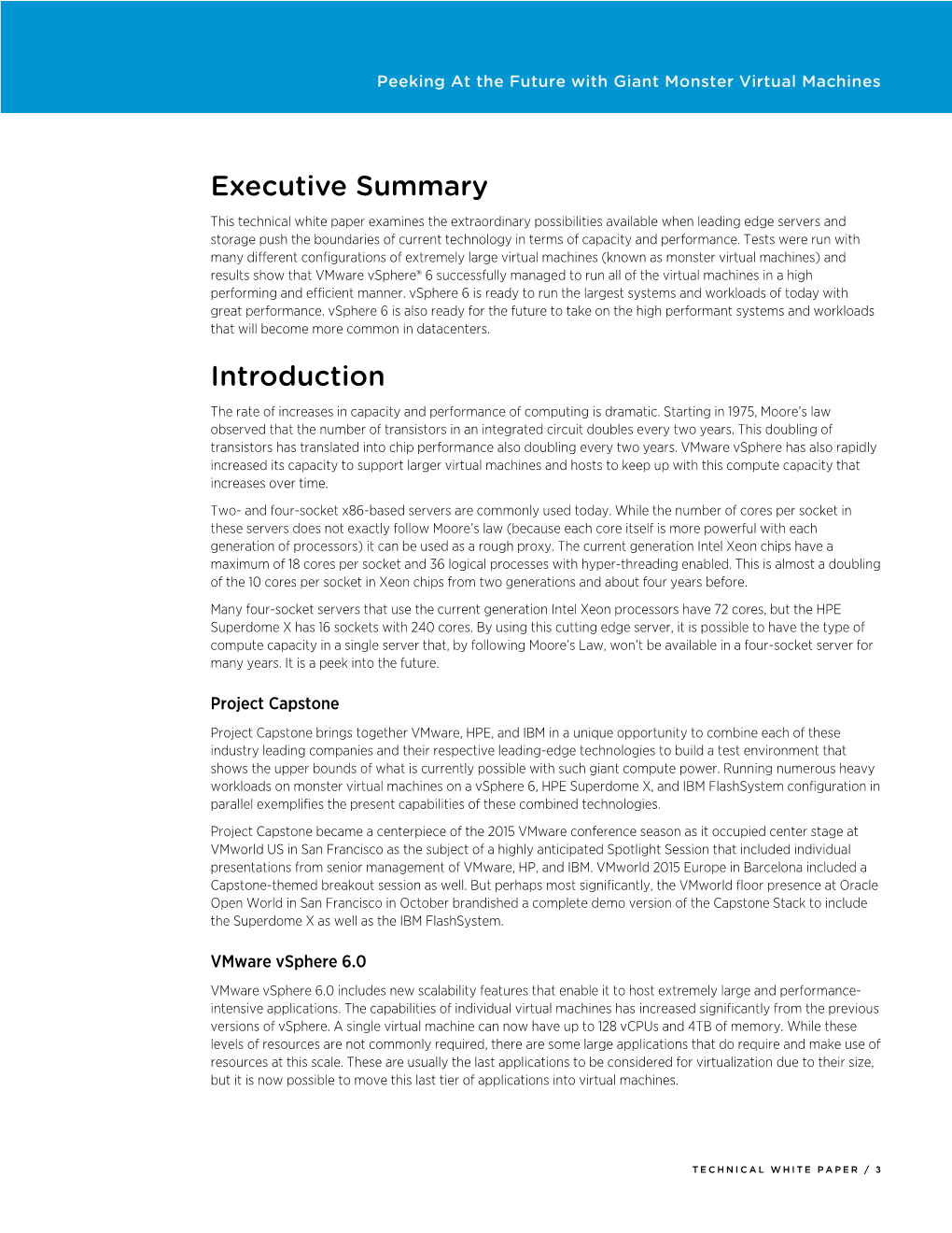 Executive Summary Introduction