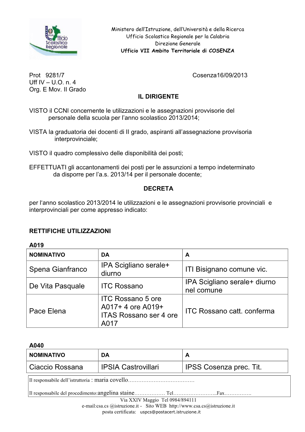 Spena Gianfranco IPA Scigliano Serale+ Diurno ITI