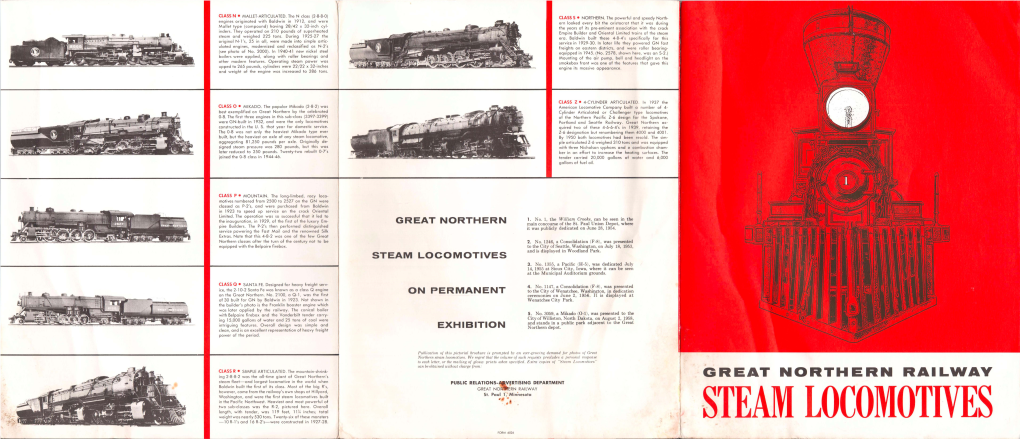 Railway Northern Great Steam Locomotives