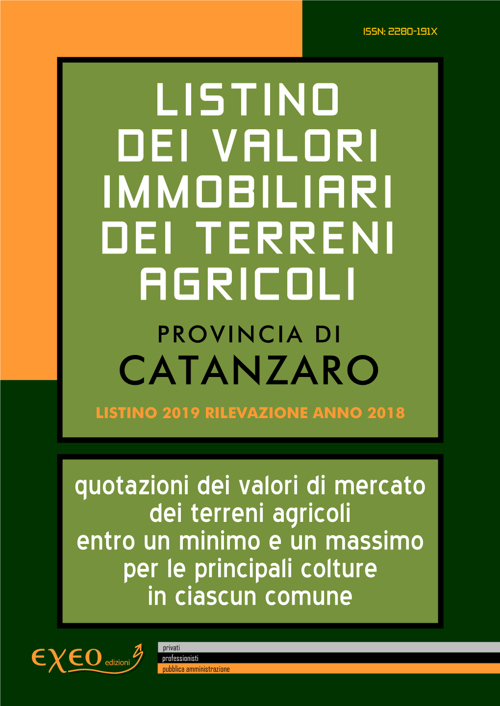 Listino Dell'osservatorio Dei Valori Agricoli Provincia Di