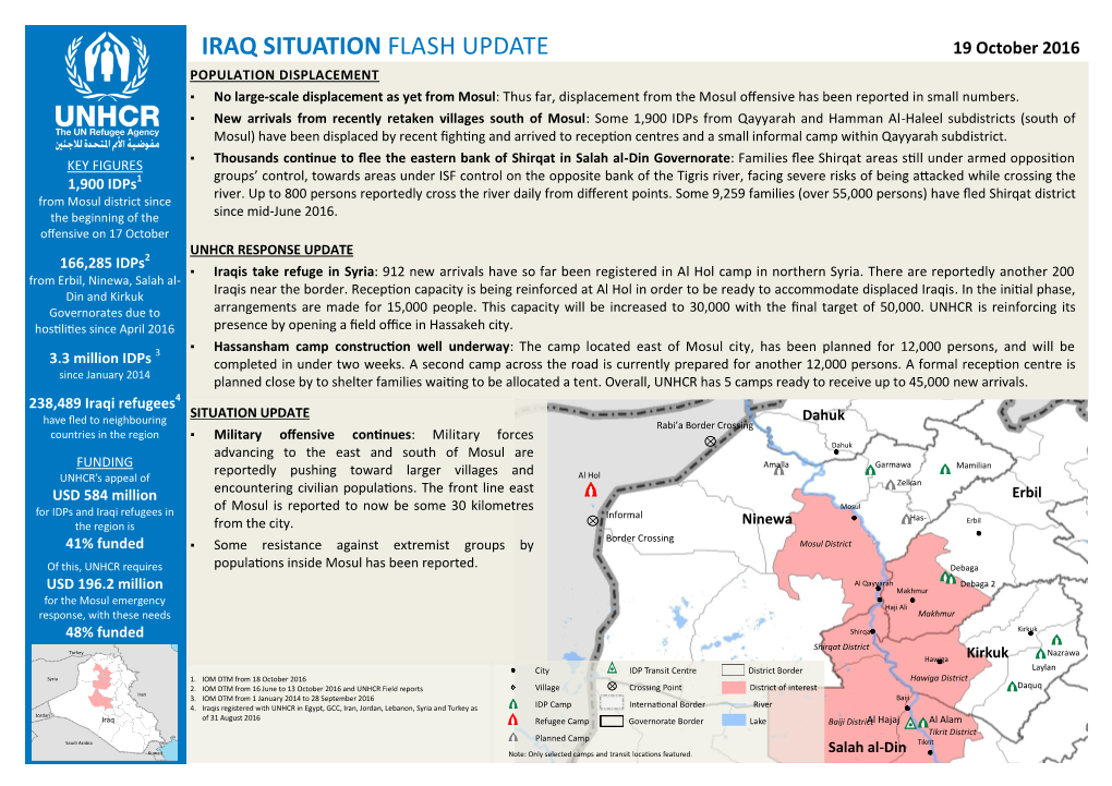 Iraq Situation Flash Update