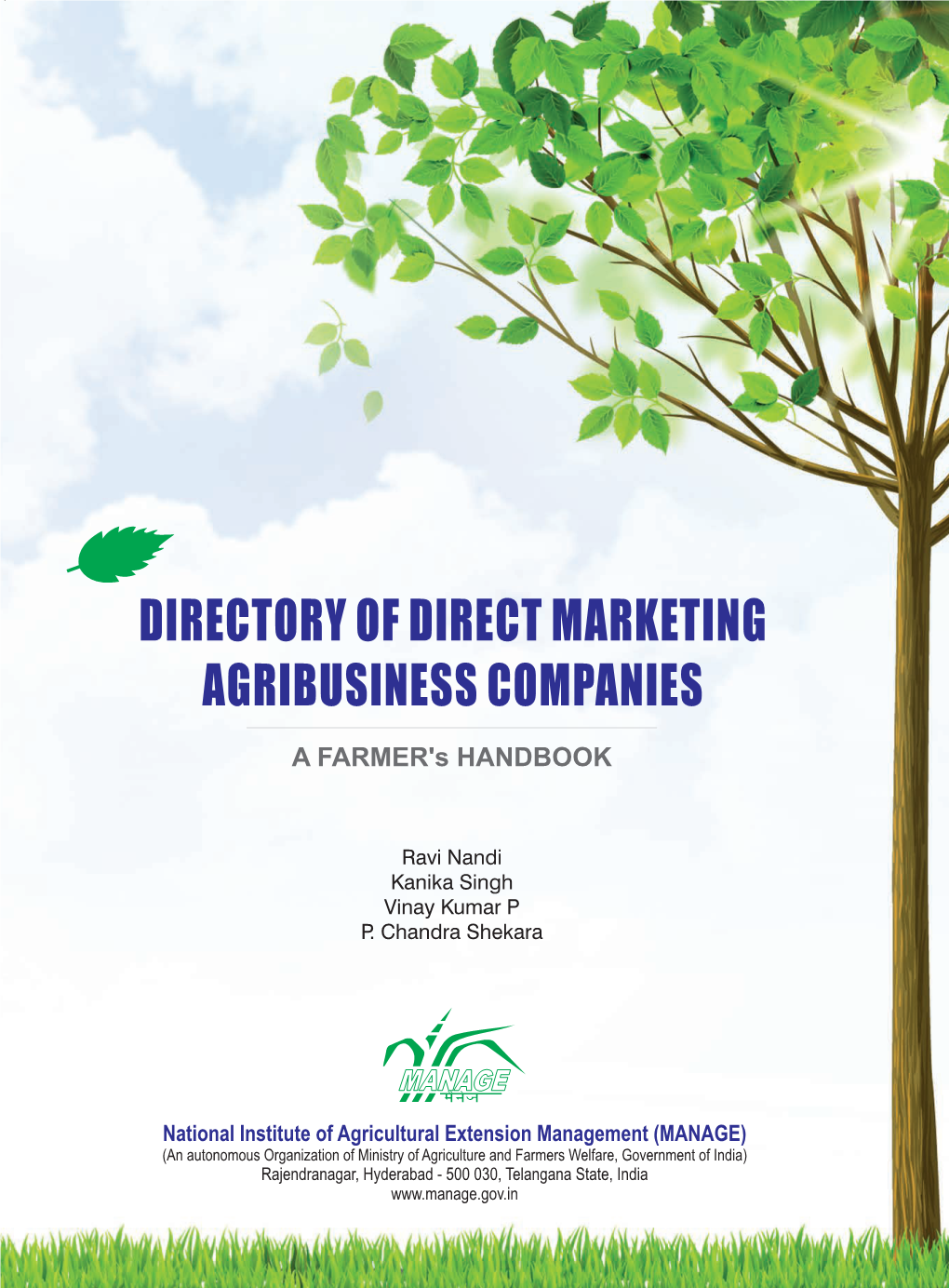 DIRECTORY of DIRECT MARKETING AGRIBUSINESS COMPANIES | I Ii | DIRECTORY of DIRECT MARKETING AGRIBUSINESS COMPANIES ISBN No