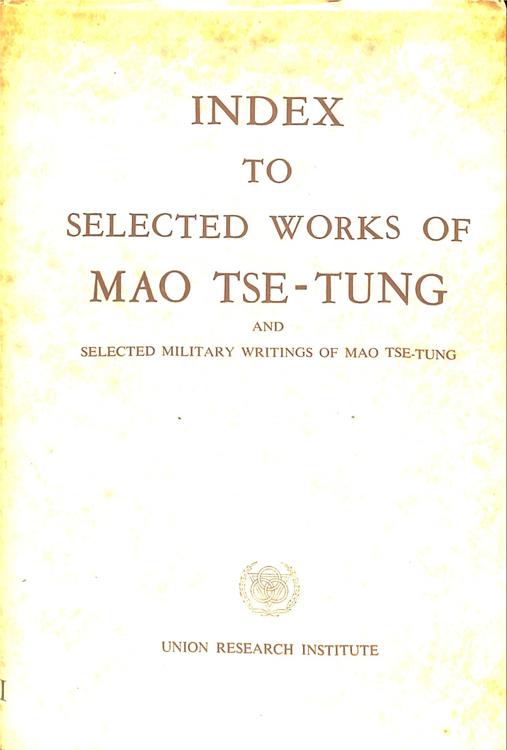 Mao Tse-Tung