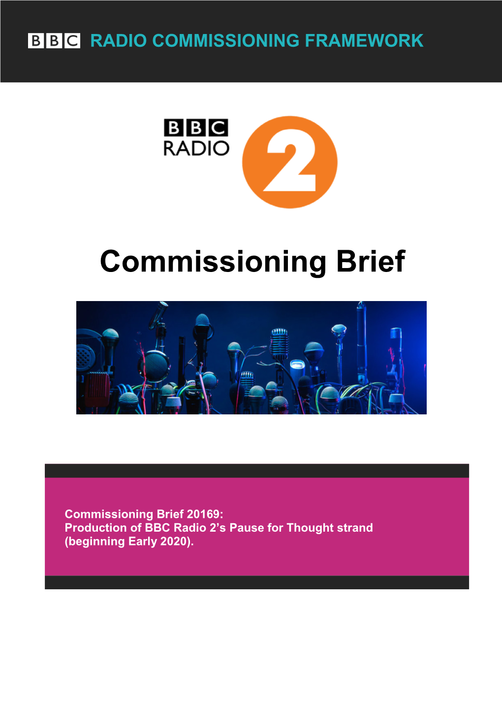 Commissioning Brief