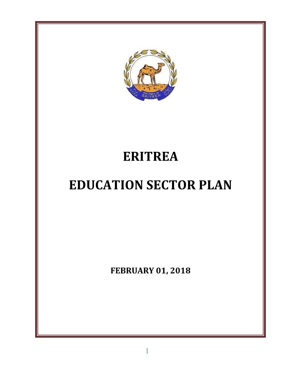 Eritrea Education Sector Plan