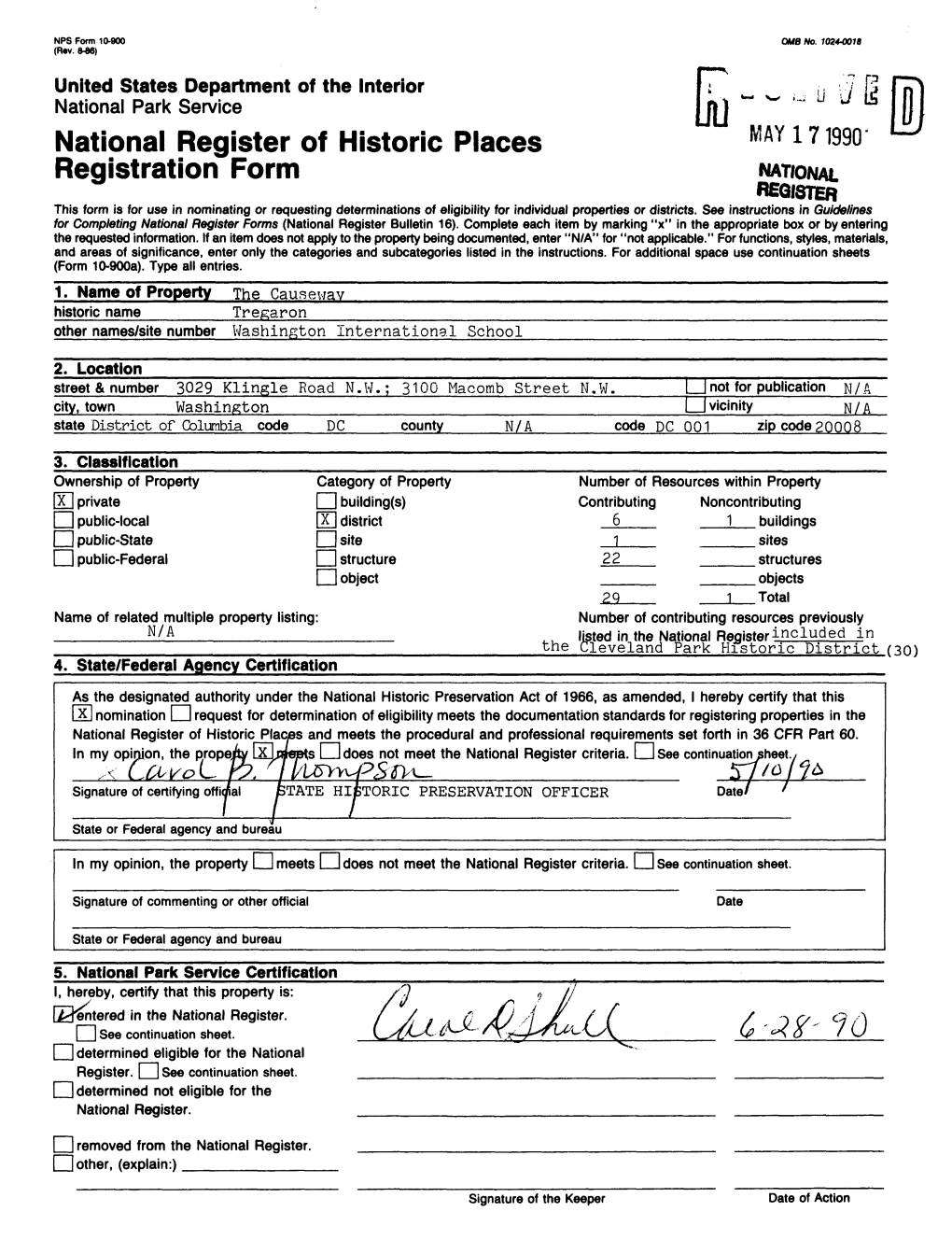 National Register of Historic Places Registration Form