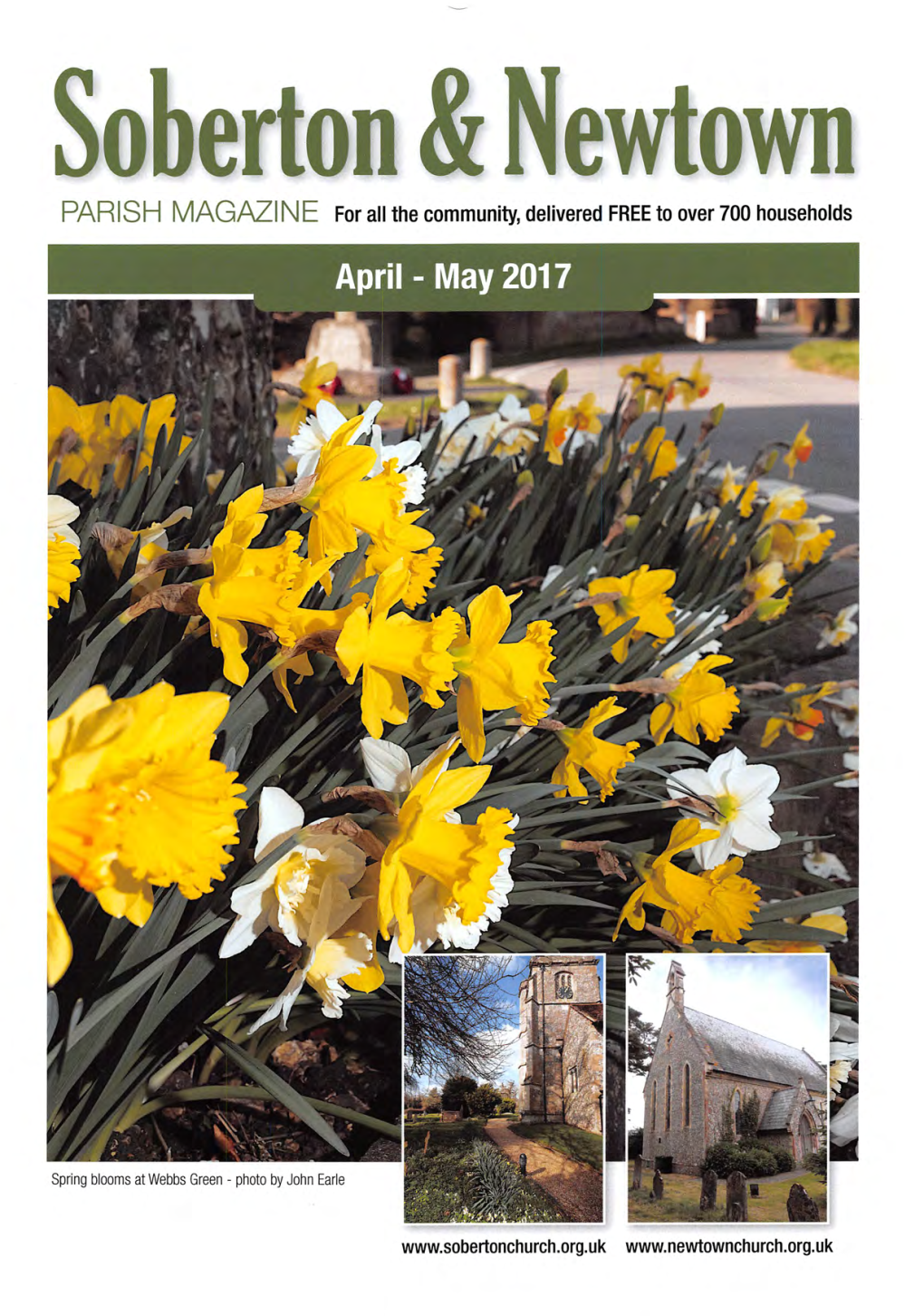 PARISH MAGAZINE for All the Community, Delivered FREE to Over 700 Households