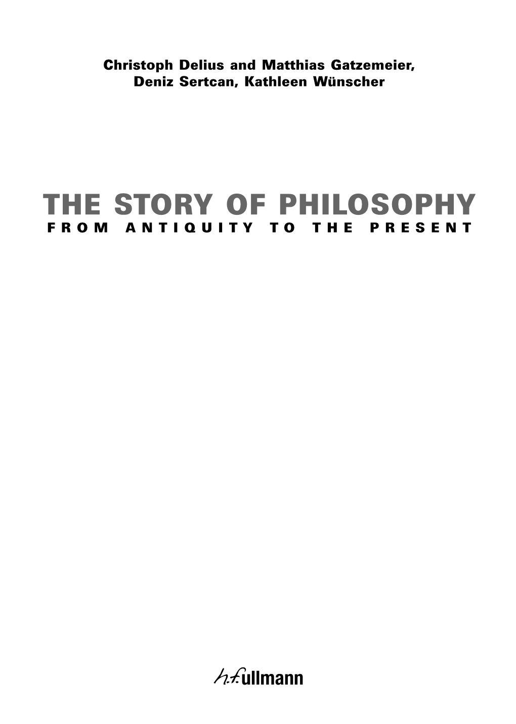 The Story of Philosophy