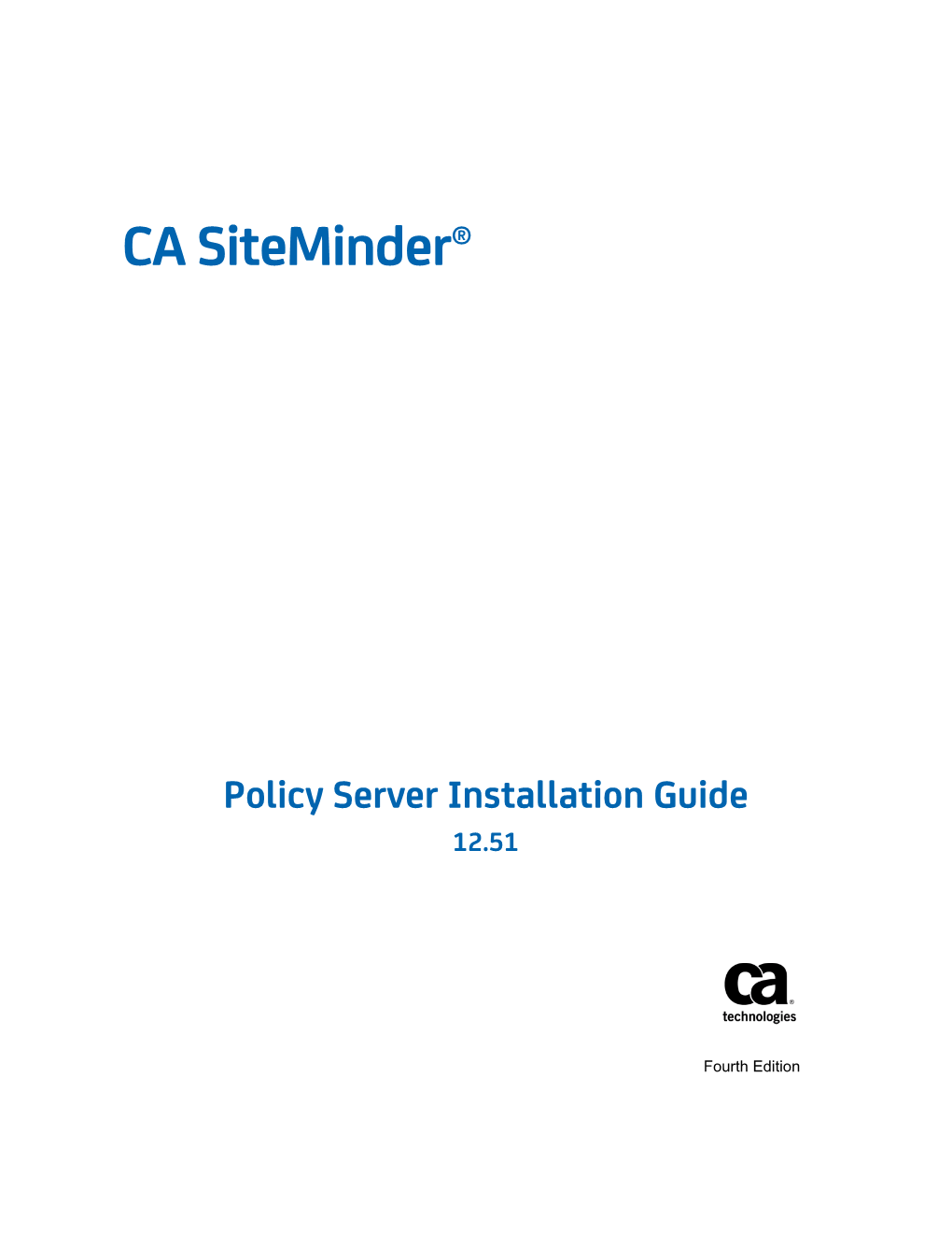 Policy Server Installation Guide 12.51