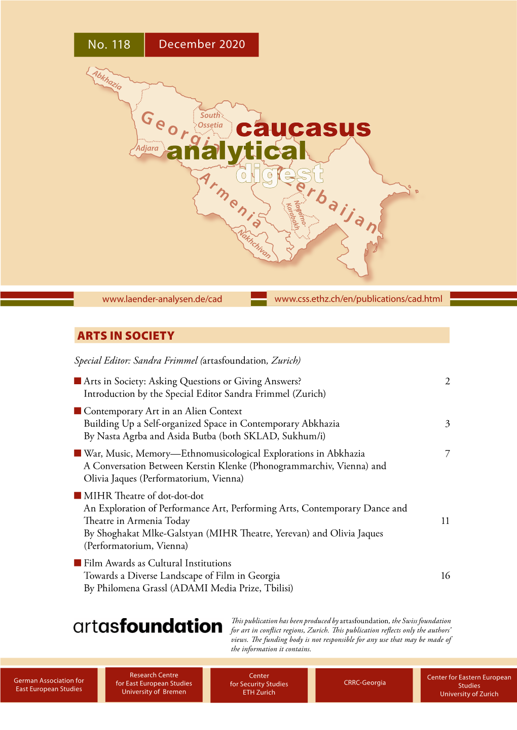 Analytical Digest Caucasus